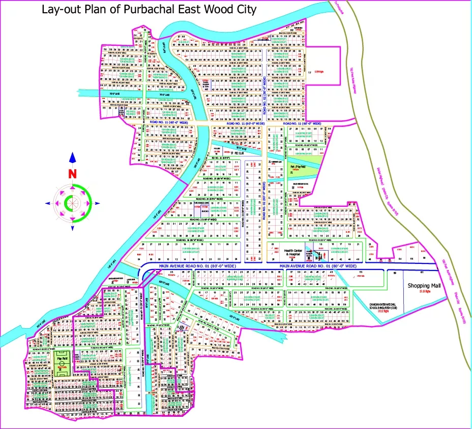 Purbachal Eastwood City Master Plan